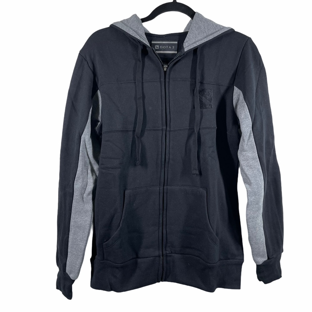 Valve Dota 2 Sweater Jacket Small Black Gray Comfy Zip